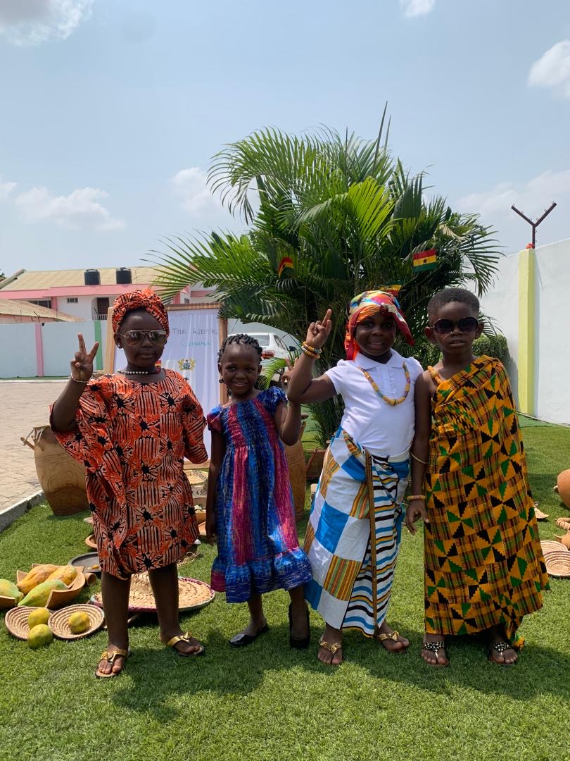 African Union Day — children in African dress