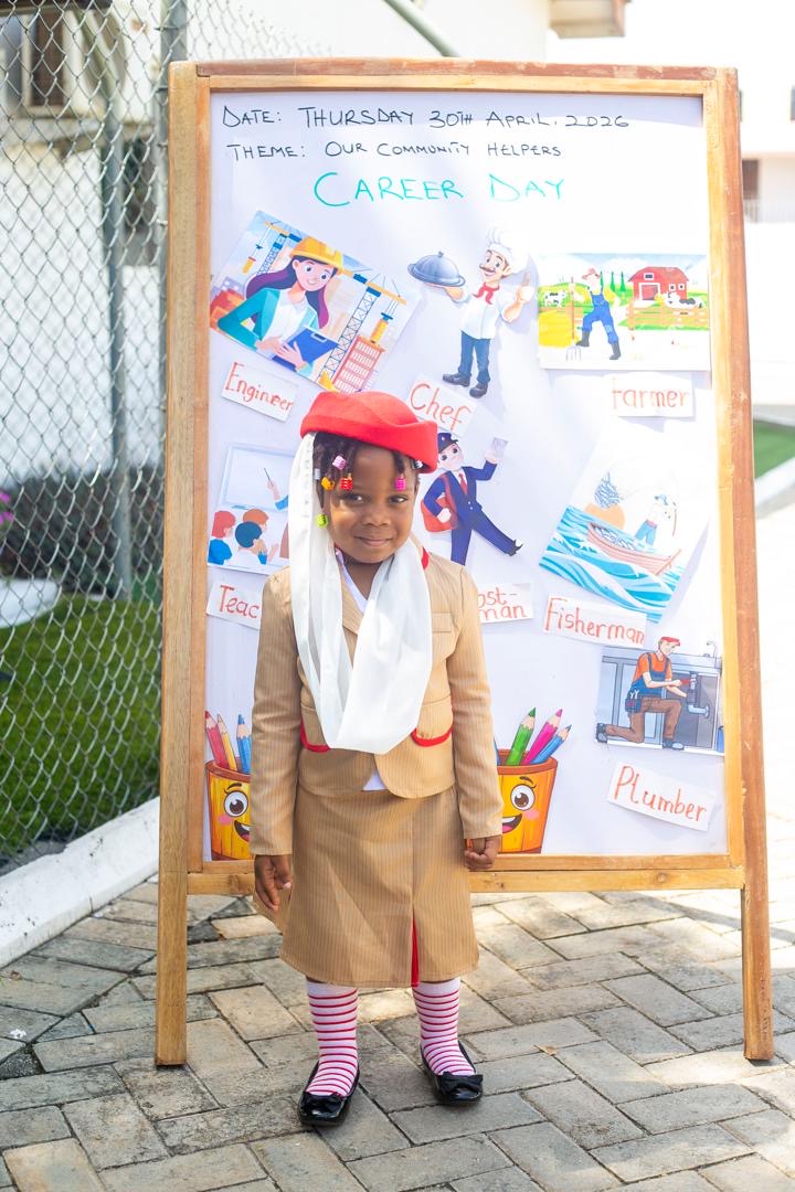 Career Day — child dressed as a chef