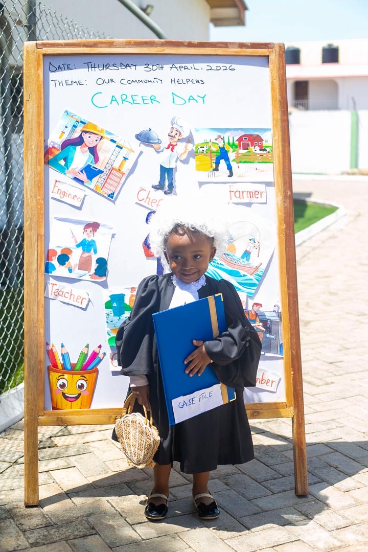 Career Day — child dressed as a judge