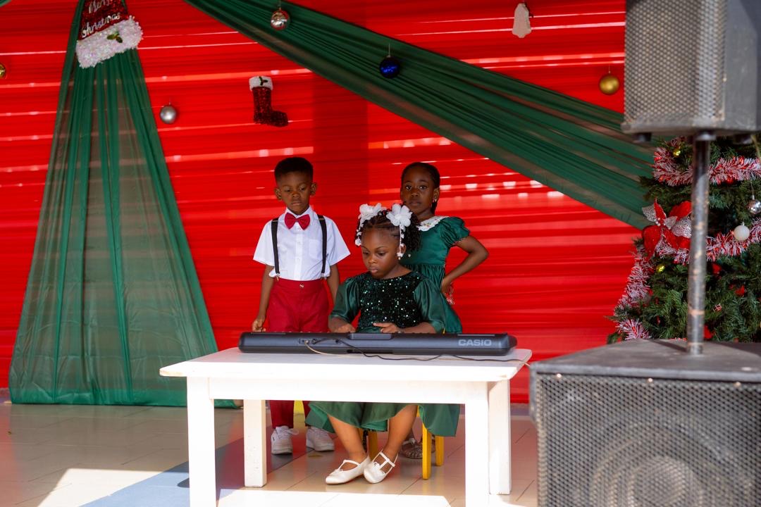 End of Year Show — children performing 12 Days of Christmas